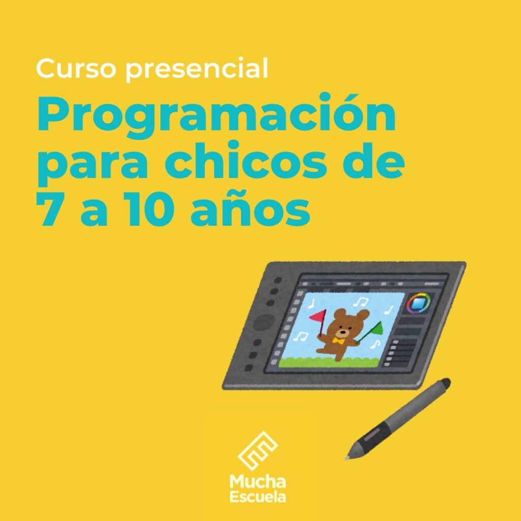 Curso de Programación para chicos 7 a 10 años